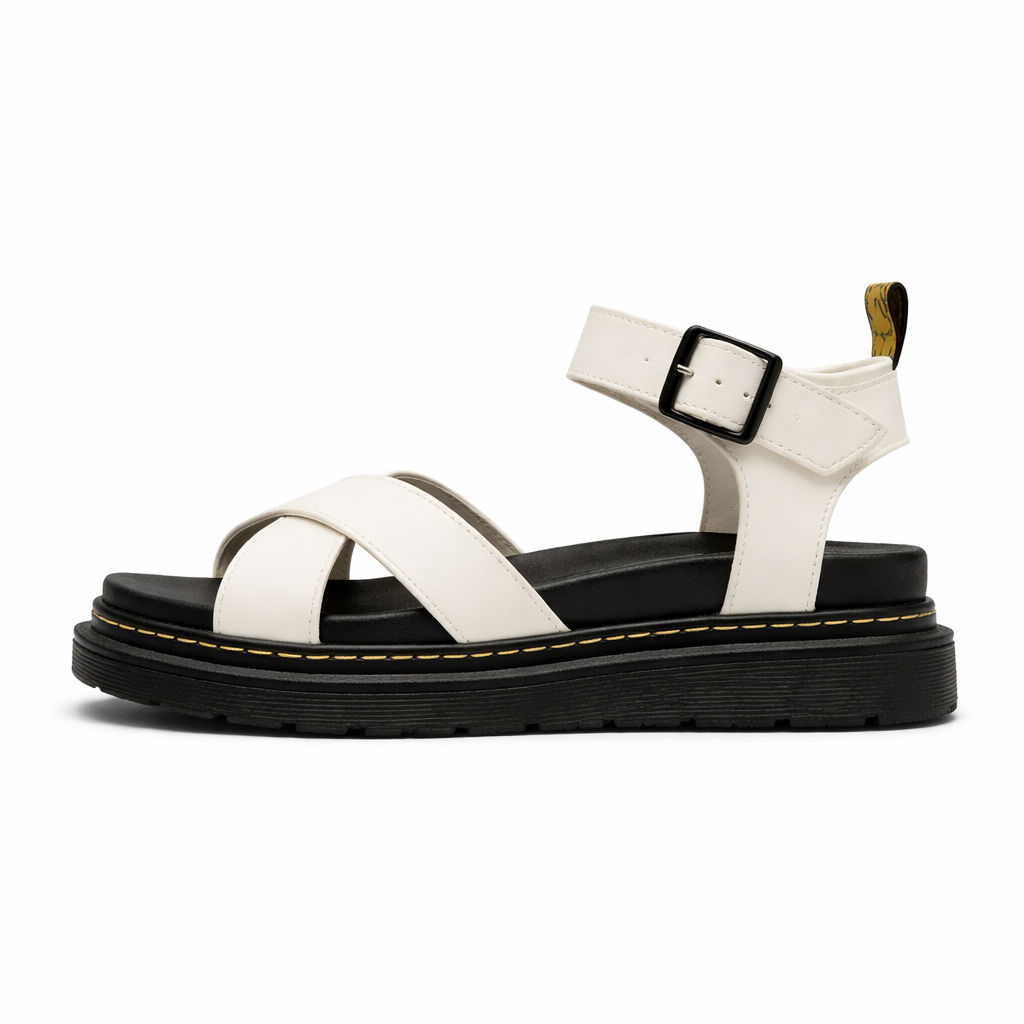 Sandales plateforme pour femmes | Bride cheville réglable, semelle confortable