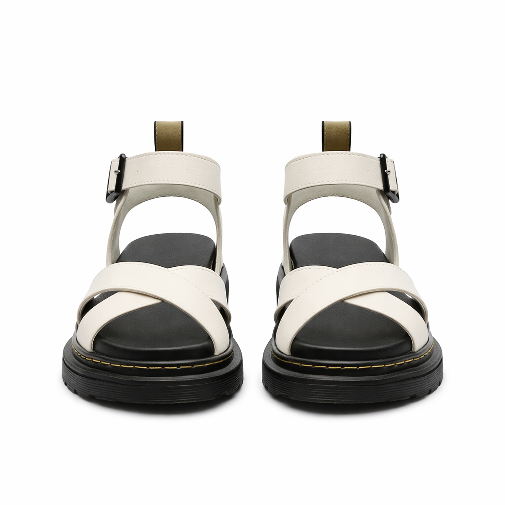 Sandales plateforme pour femmes | Bride cheville réglable, semelle confortable
