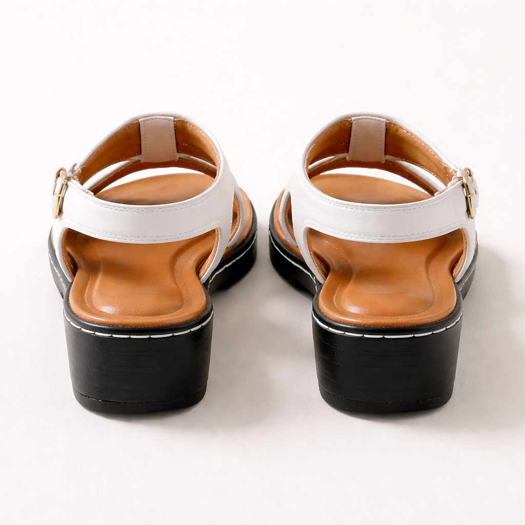 Sandales Compensées Femme | Confort, Bout Ouvert | Bride Cheville, Casual