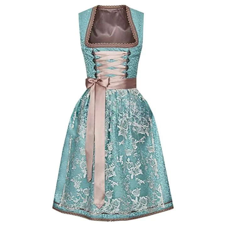 Mini Dirndl Kleid für Frauen - Traditionelles Design Oktoberfest - Festliches Trachtenkleid