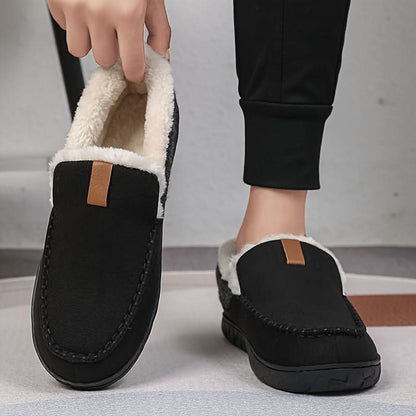 Hommes Chaudes Pantoufles Laine