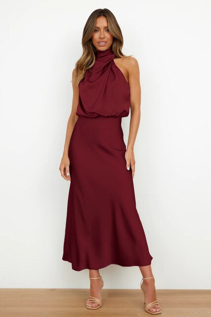 Robe de soirée maxi - cocktail - épaules dénudées - élégante