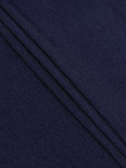 Combinaison en denim | Jambes larges, manches longues, col montant