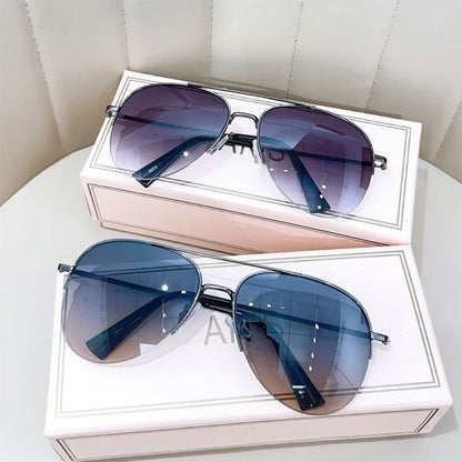 Lunettes de soleil pilote | Verres dégradés, protection UV400 homme