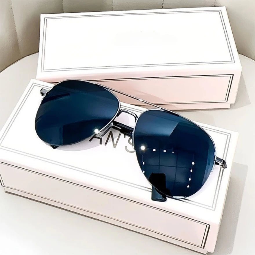 Lunettes de soleil pilote | Verres dégradés, protection UV400 homme