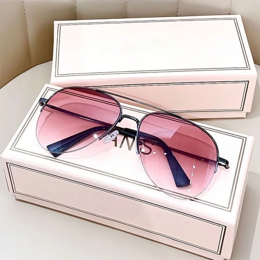 Lunettes de soleil pilote | Verres dégradés, protection UV400 homme
