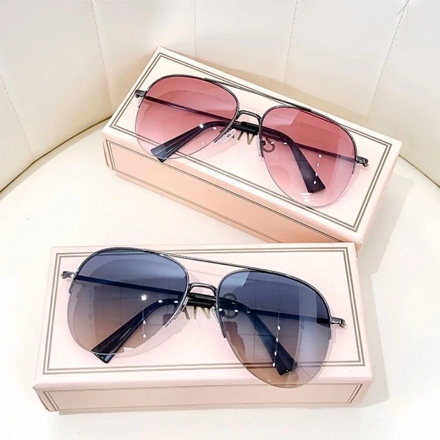Lunettes de soleil pilote | Verres dégradés, protection UV400 homme