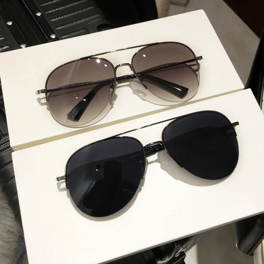 Lunettes de soleil pilote | Verres dégradés, protection UV400 homme