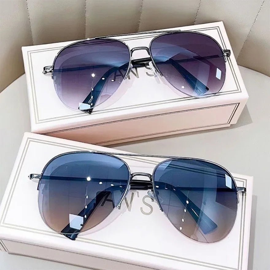 Lunettes de soleil pilote | Verres dégradés, protection UV400 homme