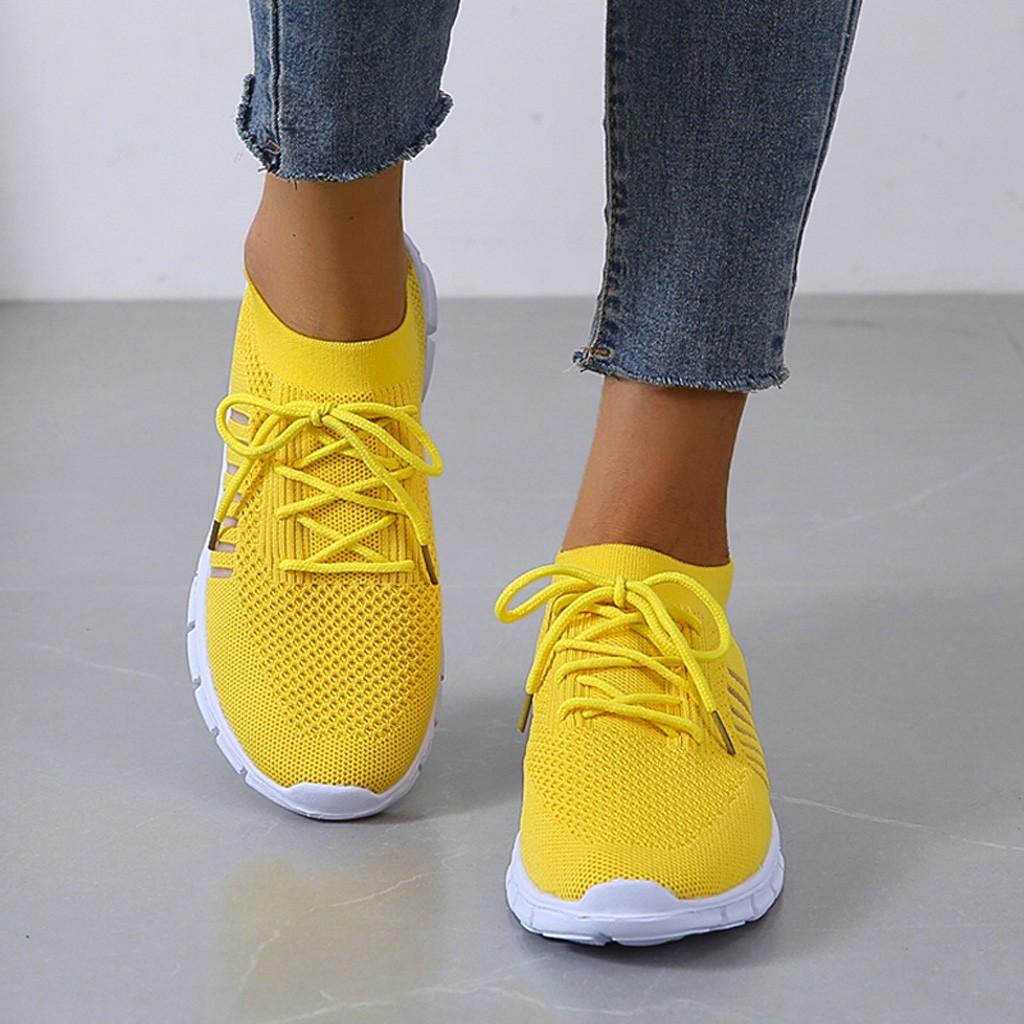 Femmes Baskets Orthopédiques Flyknit Respirantes