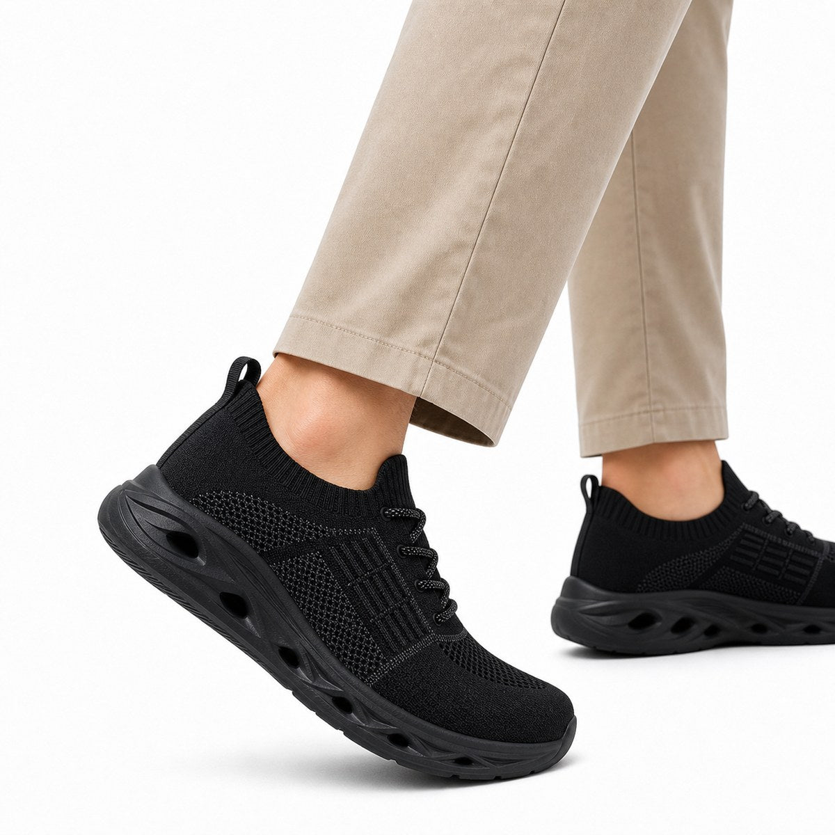 Chaussures de marche orthopédiques | Bout large, semelle flexible