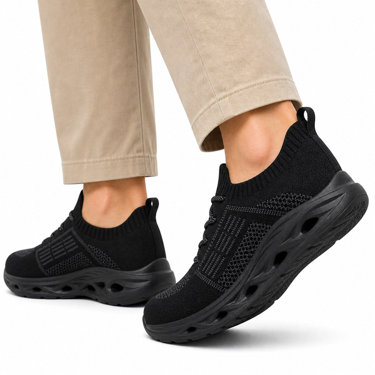 Chaussures de marche orthopédiques | Bout large, semelle flexible