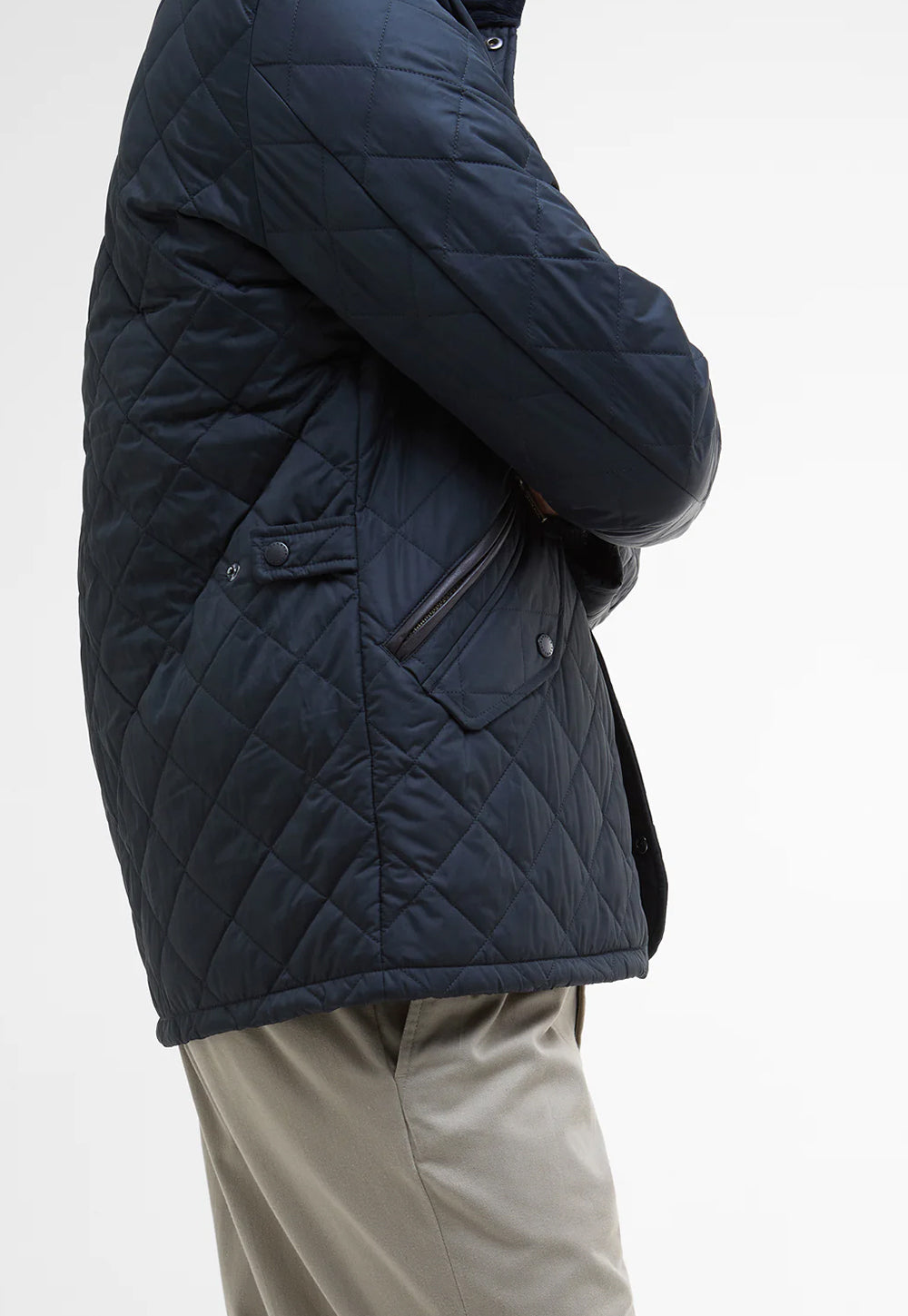 Veste Matelassée Chelsea | Bleu Marine, Coupe Ajustée
