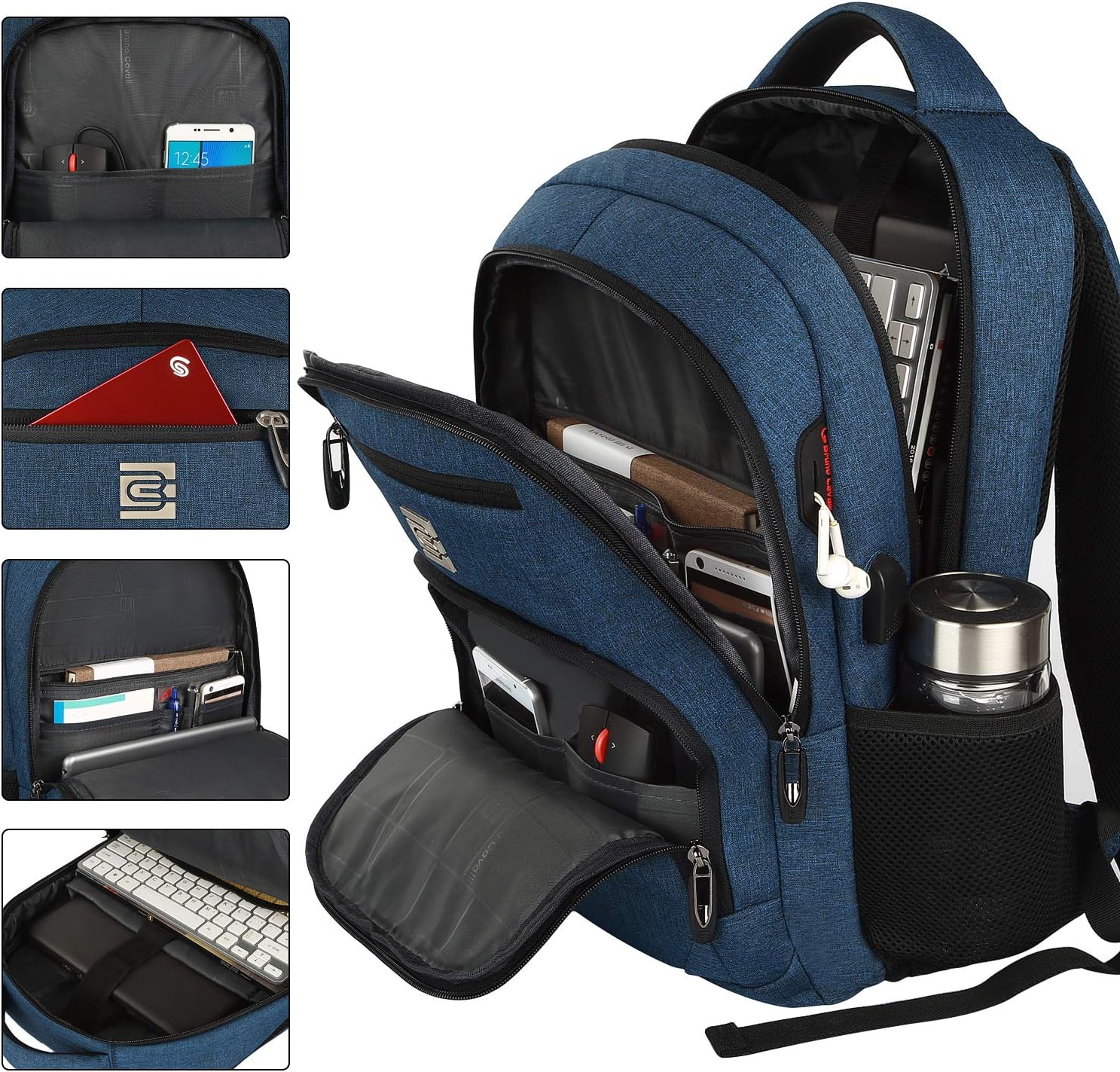 Sac à dos antivol pour ordinateur portable | Port USB | Imperméable