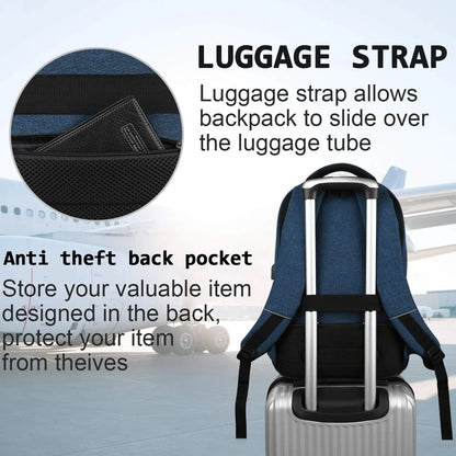 Sac à dos antivol pour ordinateur portable | Port USB | Imperméable