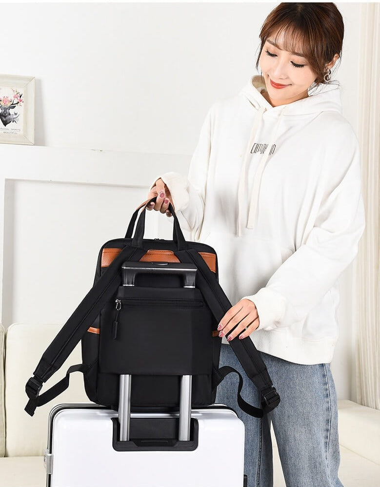 Sac à dos de voyage | Imperméable, anti-vol | Tissu Oxford léger