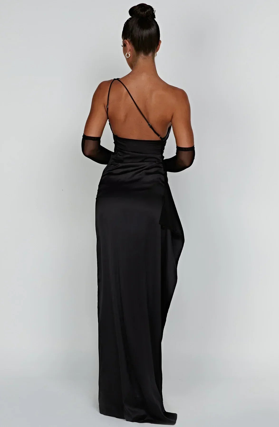 Jaida - Robe de soirée satinée élégante - Femme - Chic