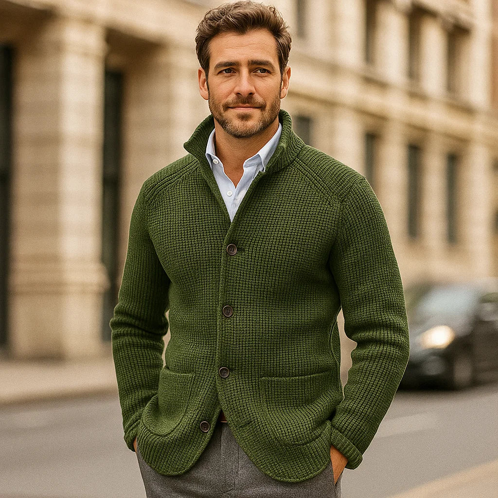 Sigmund - Élégant cardigan pour homme - Style confortable - Qualité intemporelle