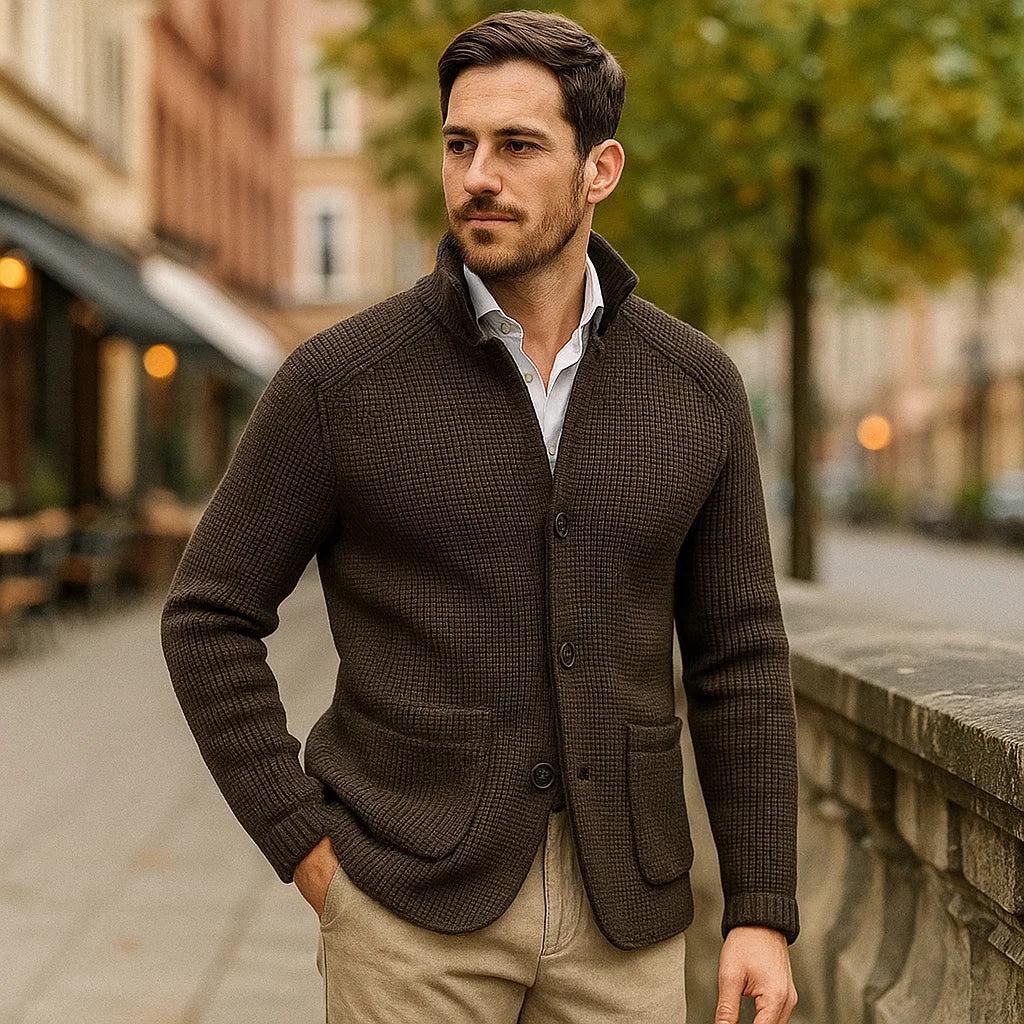 Sigmund - Élégant cardigan pour homme - Style confortable - Qualité intemporelle