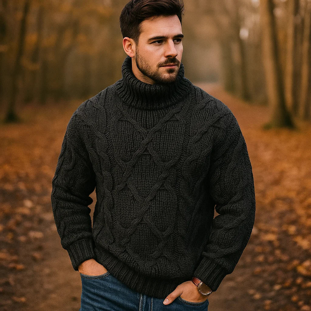 Jenson - Pull Tricoté Confortable pour Hommes - Élégant & Chaleureux