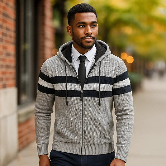Sweats à capuche zippés stylés pour hommes - Confort - Qualité - Style