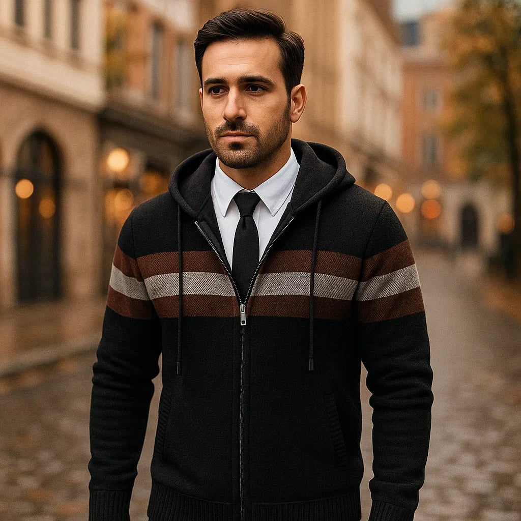 Sweats à capuche zippés stylés pour hommes - Confort - Qualité - Style
