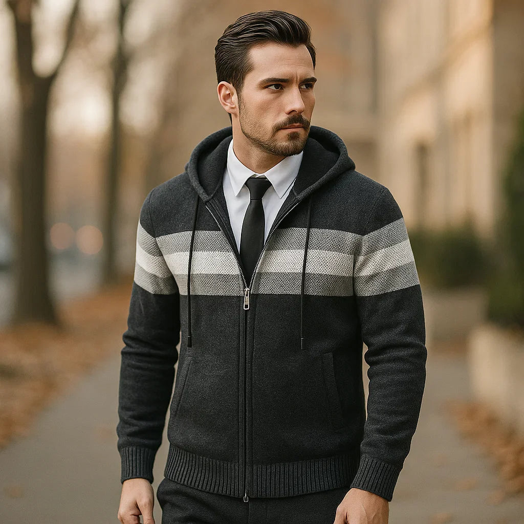 Sweats à capuche zippés stylés pour hommes - Confort - Qualité - Style