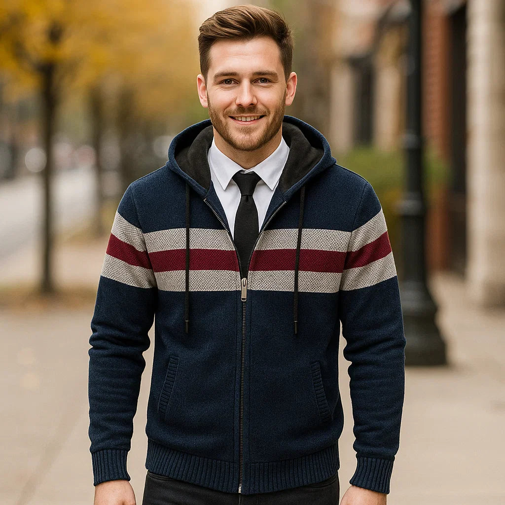 Sweats à capuche zippés stylés pour hommes - Confort - Qualité - Style