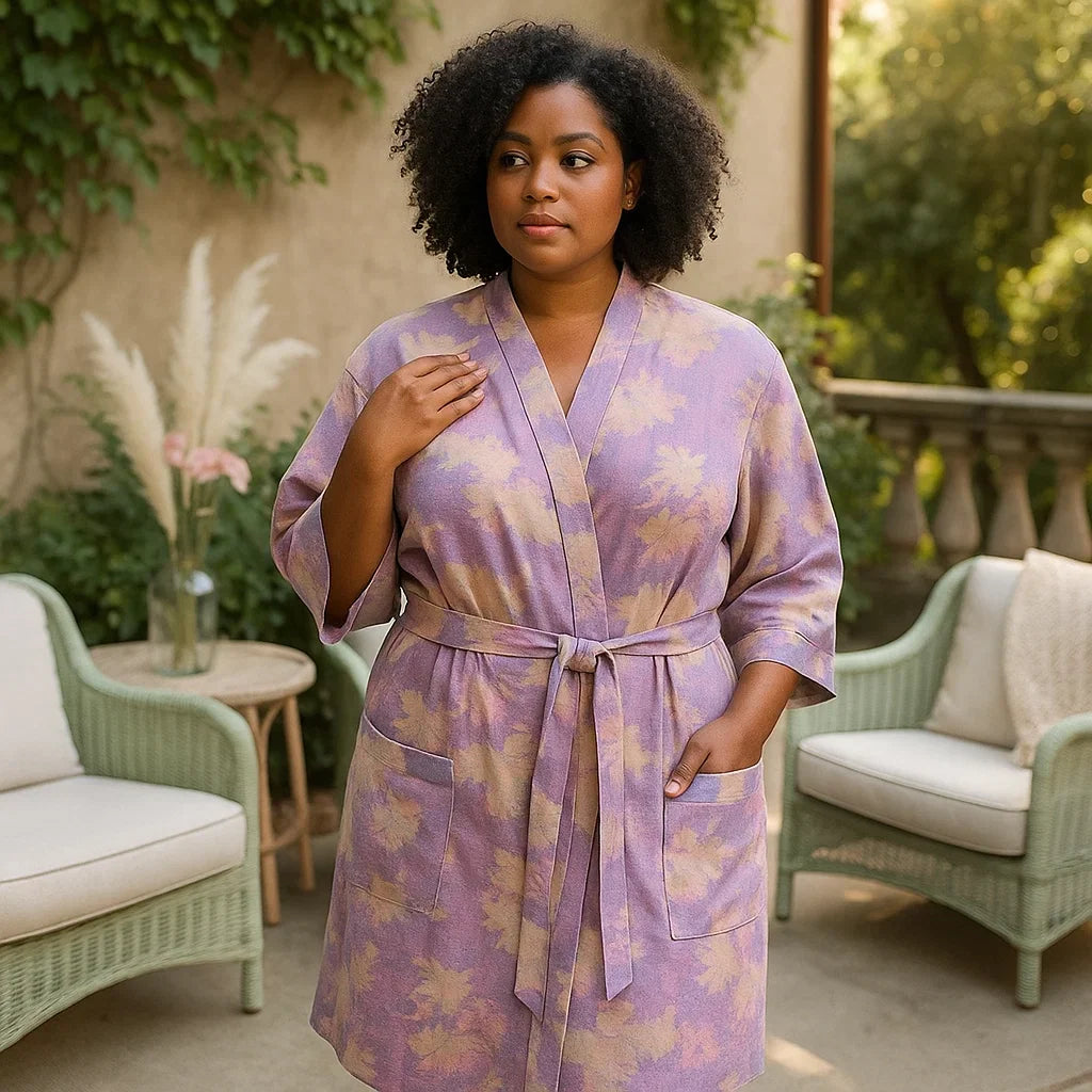 SereniLoom – Kimono Élégant en Coton Aéré pour un Maximum de Détente
