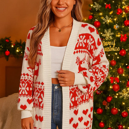 Mirtha – Pull de Noël Tricoté – Confortable – Style Festif