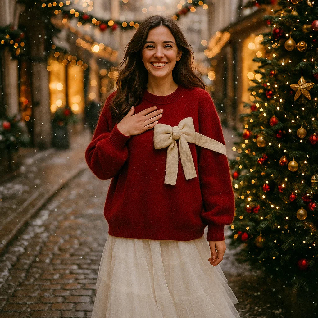 Stacy – Pull de Noël Épais – Confortable – Chaleur – Style Festif
