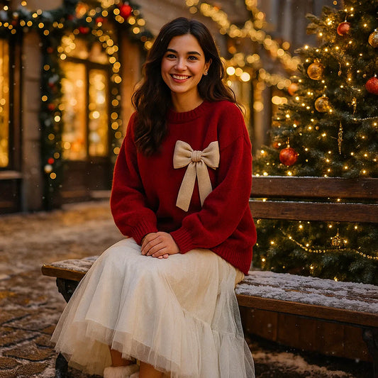 Stacy – Pull de Noël Épais – Confortable – Chaleur – Style Festif