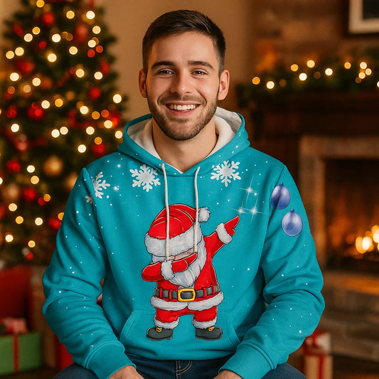 Henrick - Sweat à Capuche Noël - Confort - Style Festif