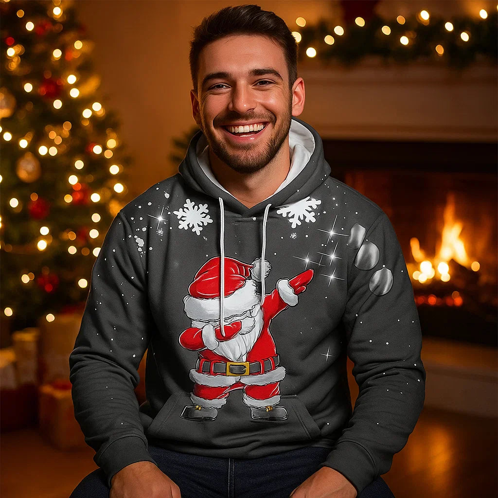 Henrick - Sweat à Capuche Noël - Confort - Style Festif