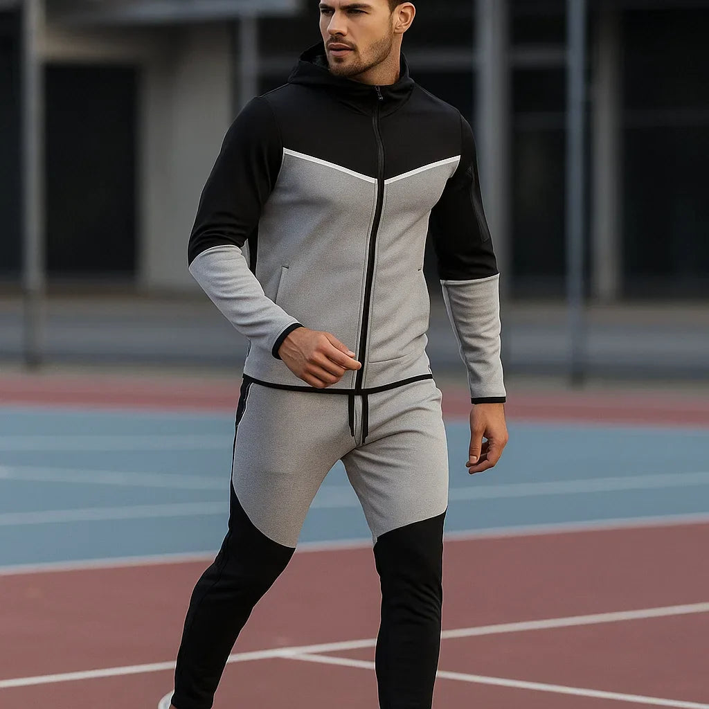 שחור/אפור / XXXL