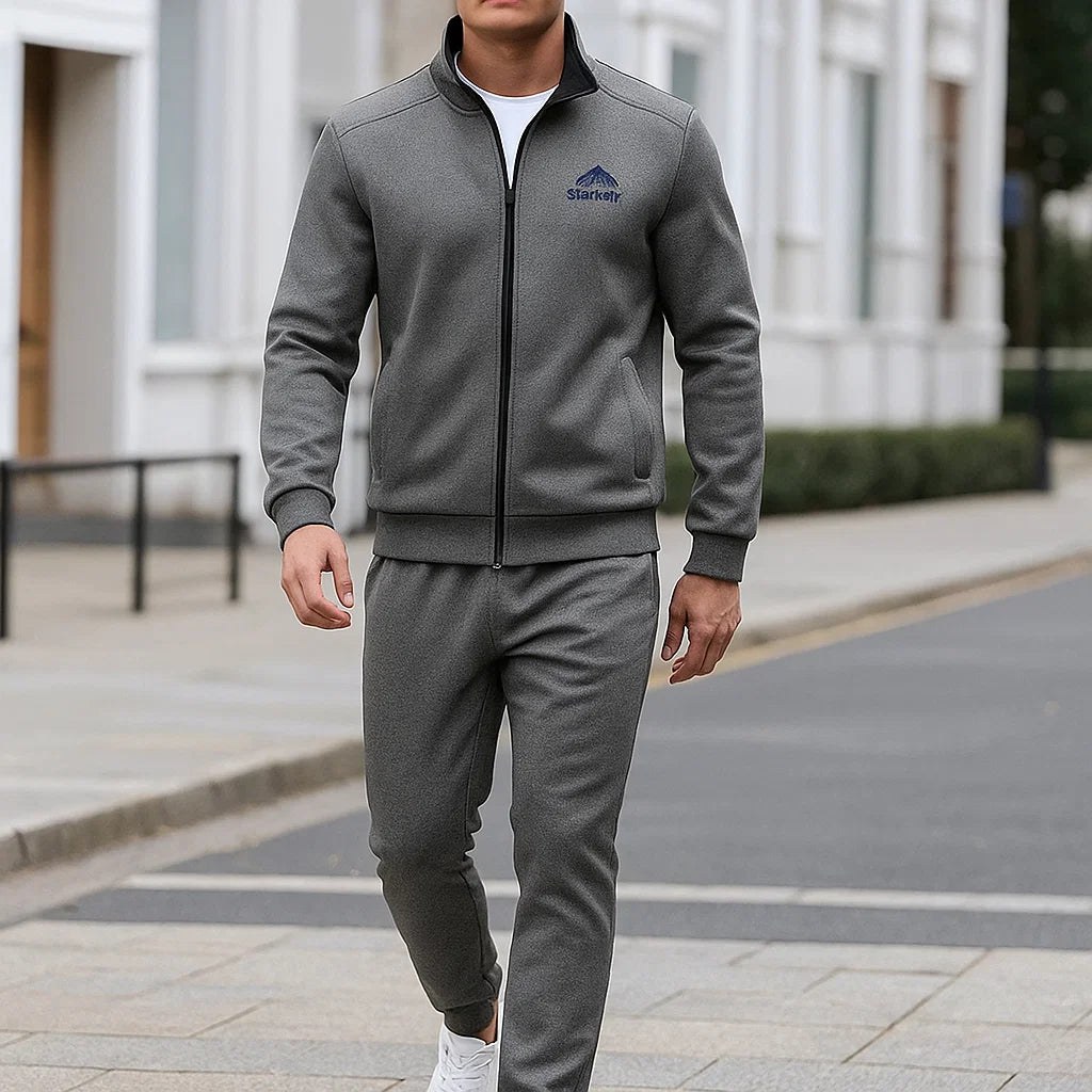 Klassischer Herren-Kapuzenpullover - hoher Kragen - sportlich - bequem