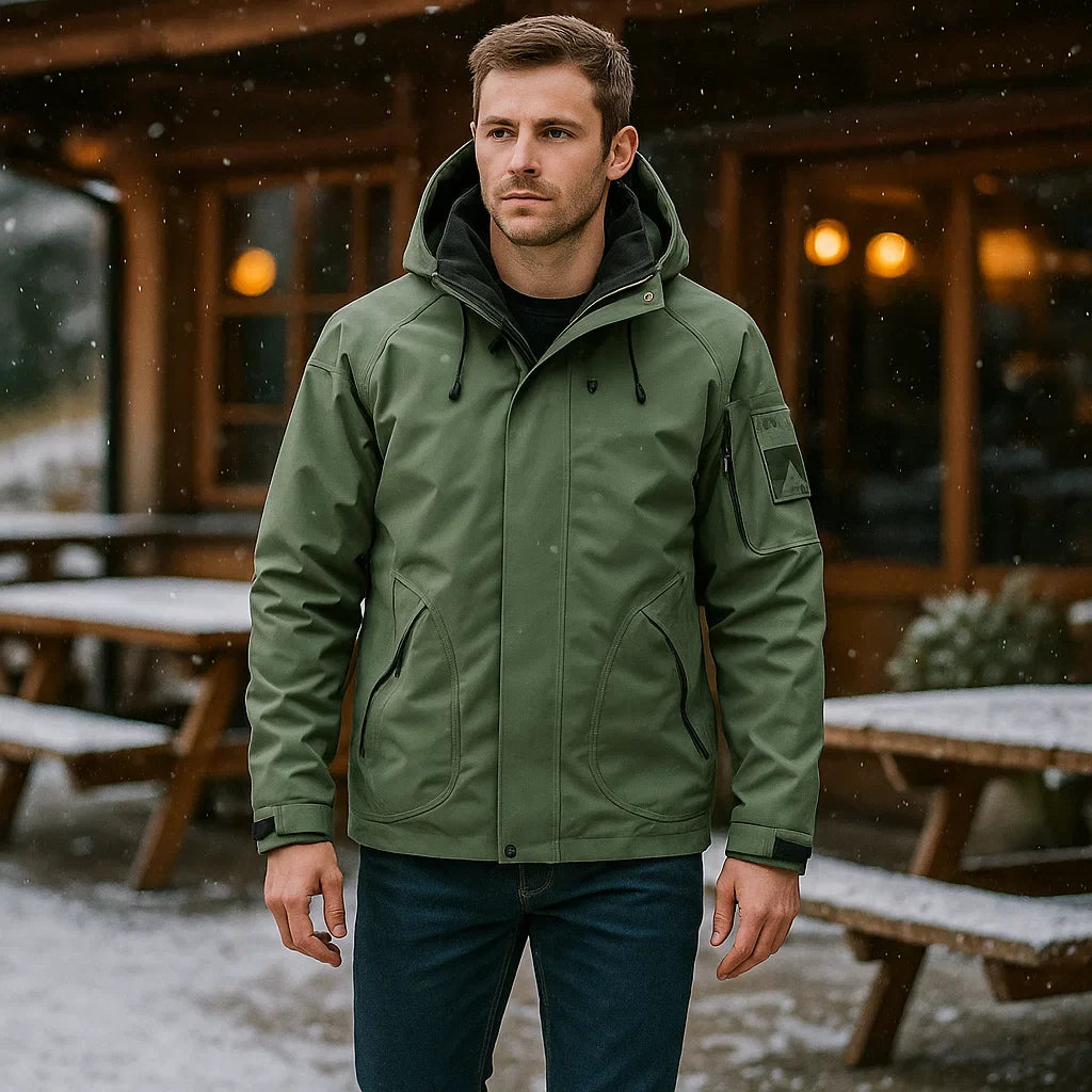 Nivor – Veste de Ski pour Homme avec Capuche
