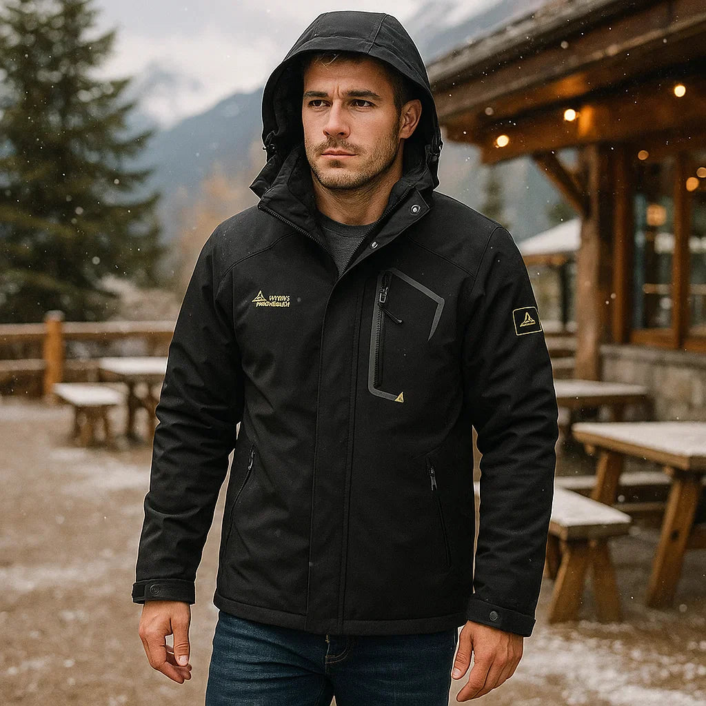 Logan – Veste de ski pour homme avec capuche réglable