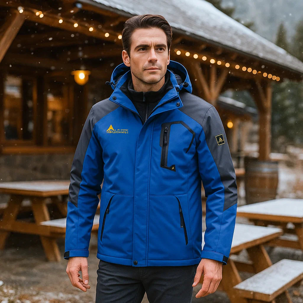 Logan – Veste de ski pour homme avec capuche réglable
