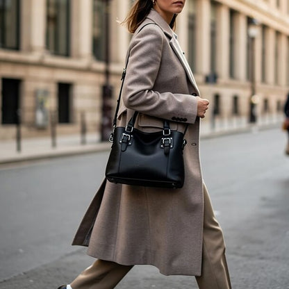 Sac à main femme | Cuir synthétique, bandoulière ajustable