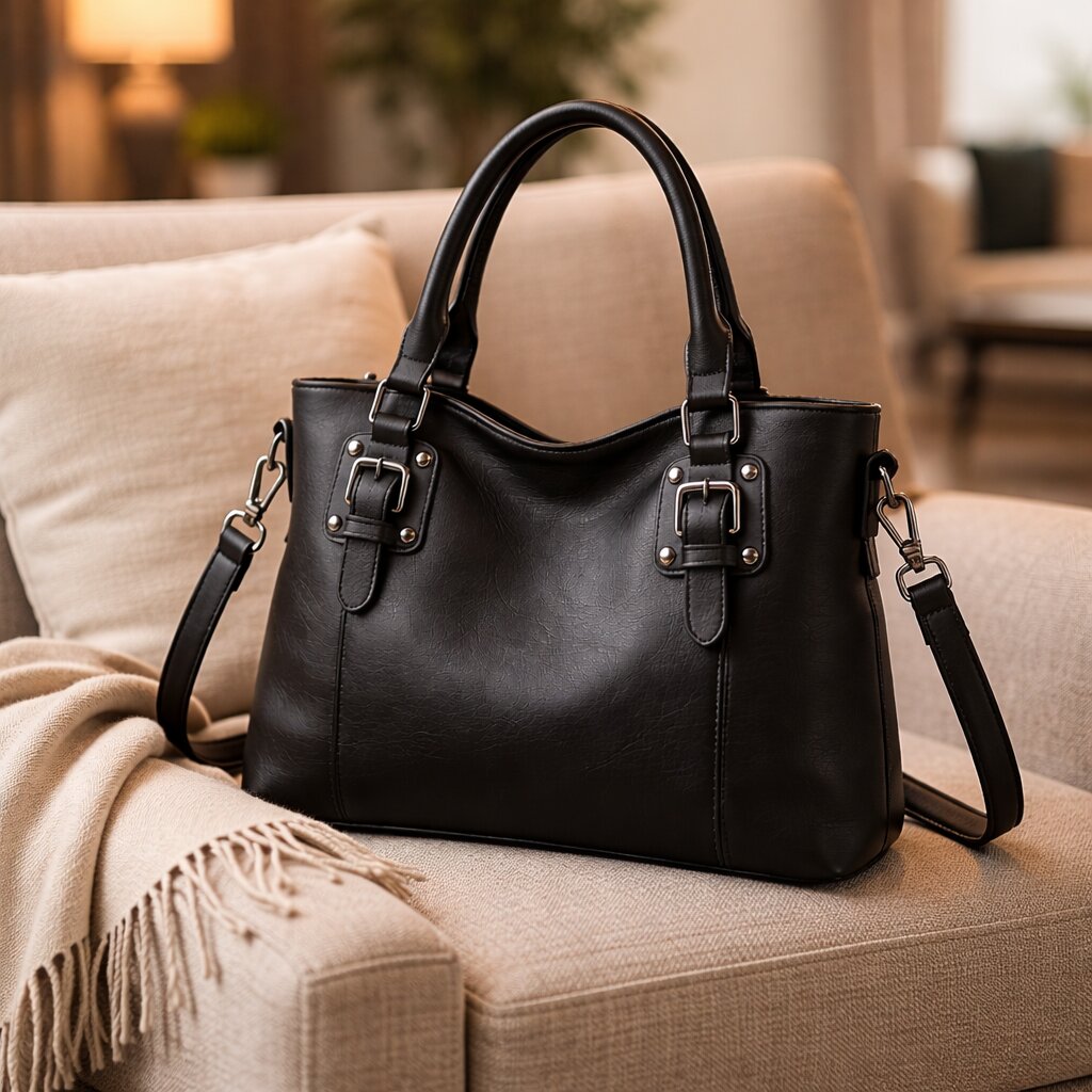 Sac à main femme | Cuir synthétique, bandoulière ajustable