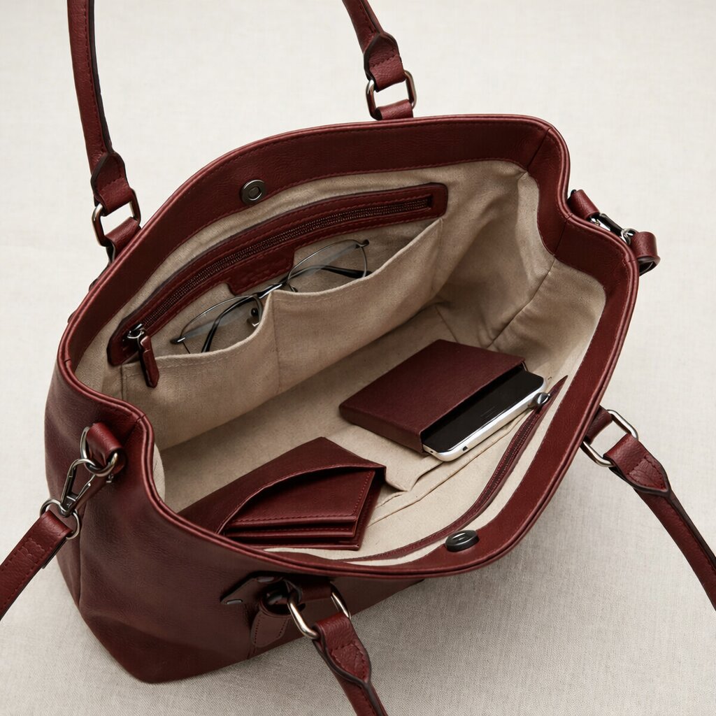 Sac à main femme | Cuir synthétique, bandoulière ajustable