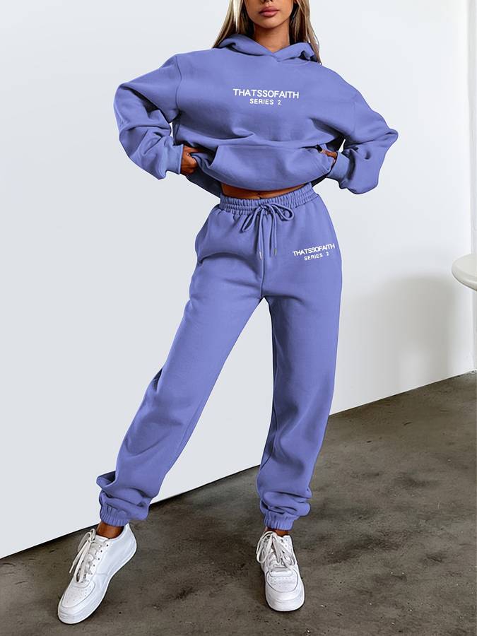 Lian - Sweatshirt & Jogging Set - Winter Comfort-Chemisier-PARIS FEMME