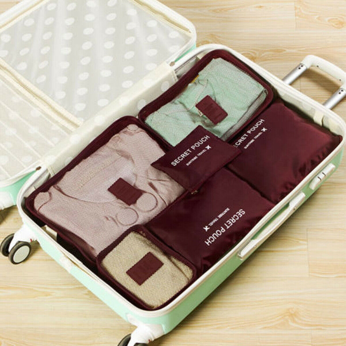 Cubes d'emballage de valise | Sacs de rangement économes en espace à commander