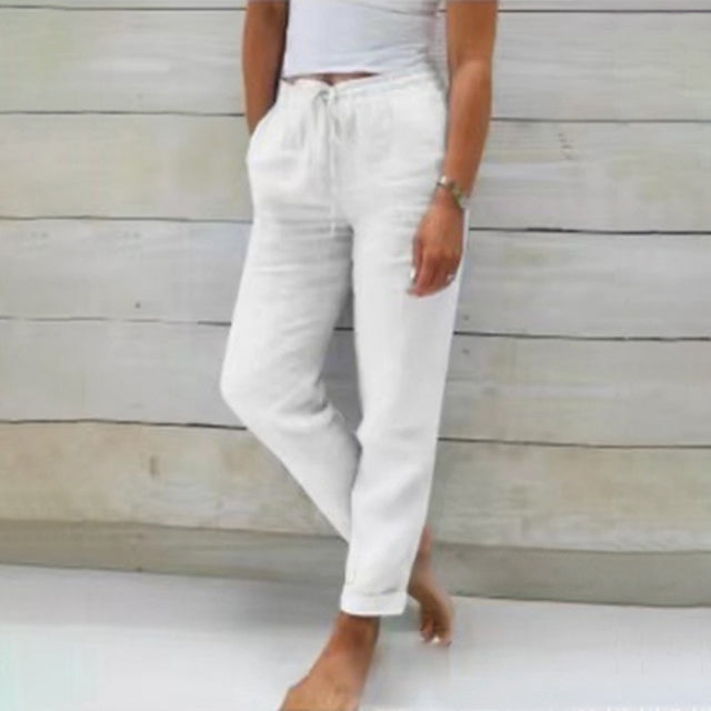 Pantalon en lin femme | Été, léger et confortable