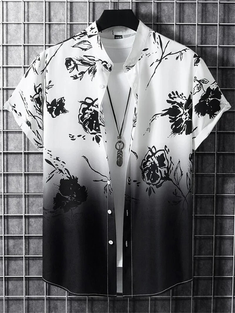 Chemise hawaïenne homme | Manches courtes, Imprimé tropical