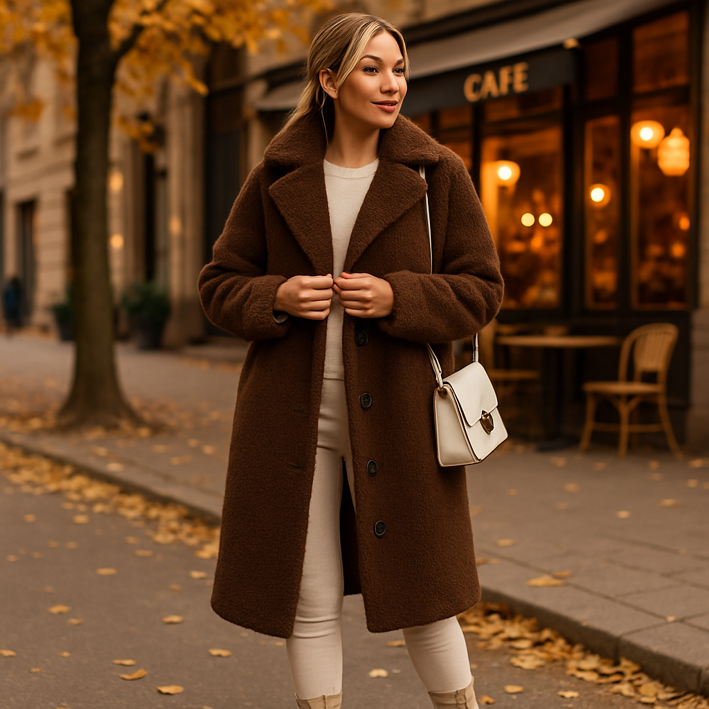 Parisfemme - Trench en Duvet - Manteau Femme