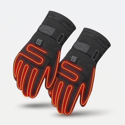 Gants chauffants batterie rechargeable tactiles avec 3 niveaux de chaleur
