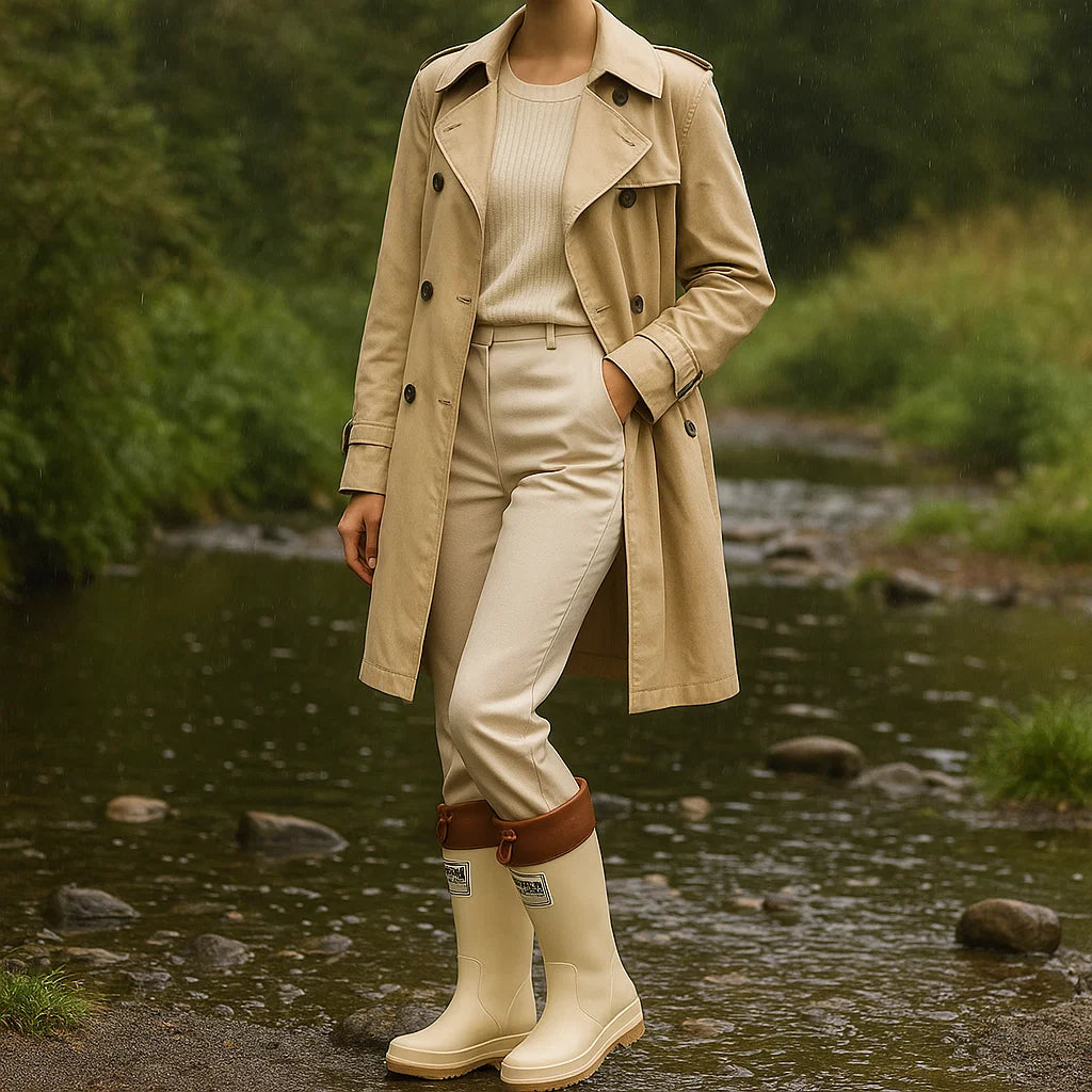 Bottes de pluie imperméables en caoutchouc