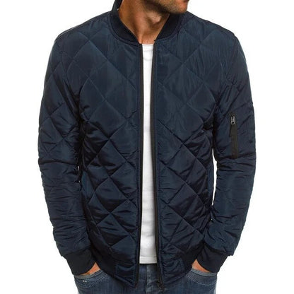 Hommes Veste Bomber Coton Classique